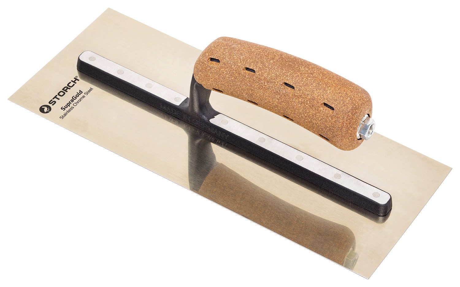 Профессиональная кельма из нержавеющей хром-молибденовой стали STORCH Supra Gold. Размер: 2280x120/0,6 мм. Арт.: 31 13 28.