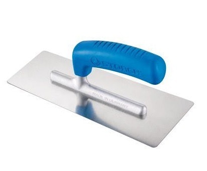 Венецианская кельма STORCH Edelstahl-Glattkelle. Размер: 200x80 мм из нержавеющей стали, прямое лезвие, Expert-Griff. Арт.: 31 61 20.