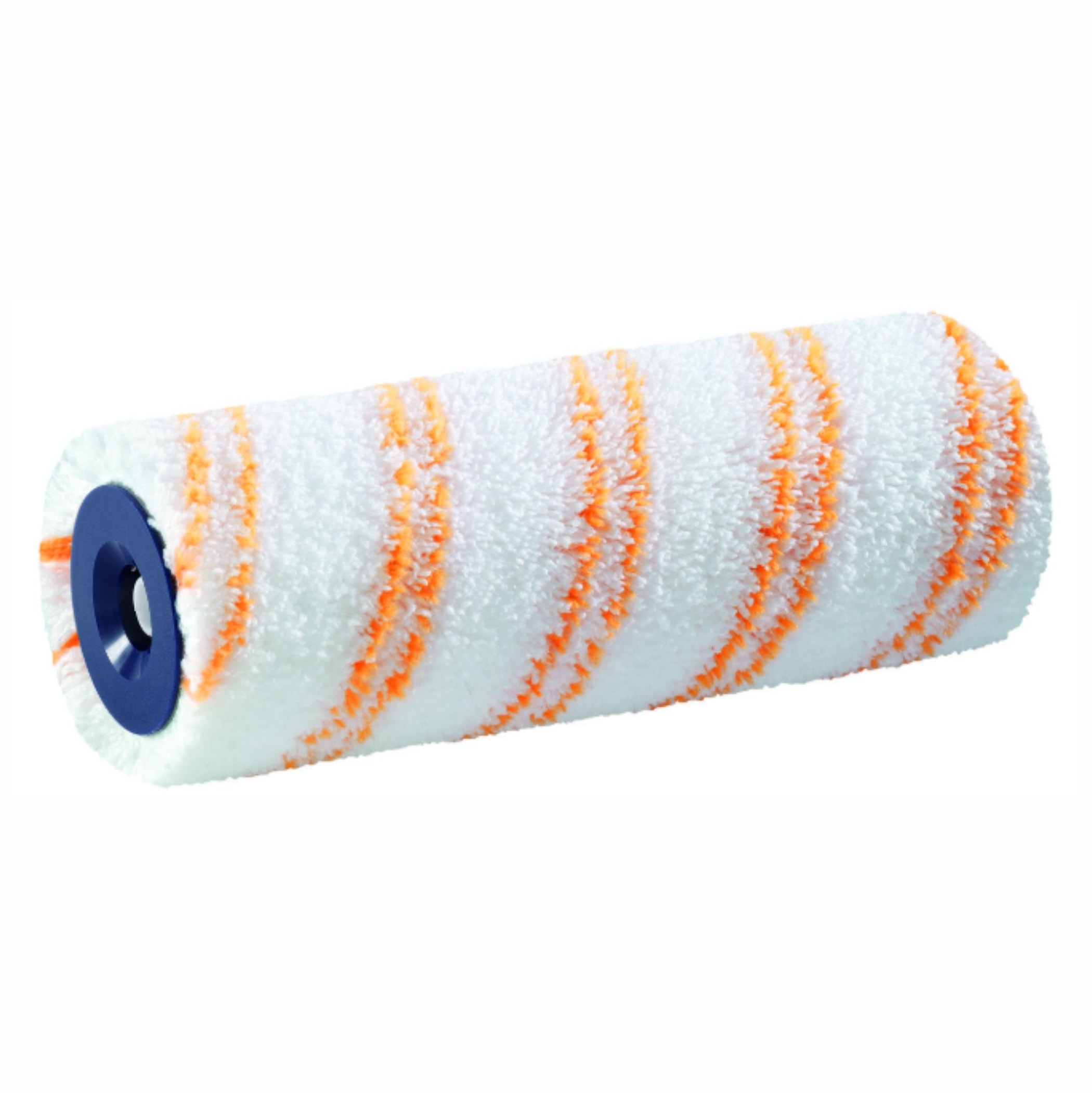 Микроволокнистый полиэстеровый малярный валик STORCH Großflächenwalze MicroSTAR 9 orange. Размер: 25 см, Ø 47 мм, мех 9 мм, Polyester. Оранжевые полосы, для гладких поверхностей. Арт.: 14 21 25.