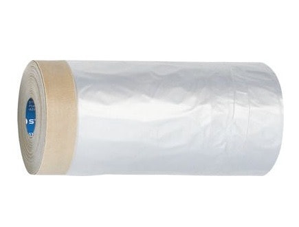 Укрывочная пленка с клейкой лентой STORCH CQ (CoverQuiсk) Folie для малярных работ 33 м   