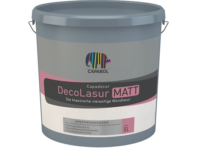 Матовая интерьерная декоративная лазурь Capadecor DecoLasur Matt (Кападекор ДекоЛазурь Матт).