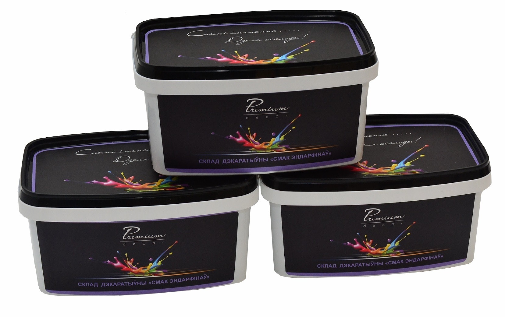 Интерьерная декоративная лазурь с наполнителем "Смак эндарфінаў". Фасовка: 0,9 кг. На 10-12 м2 в 1 слой
