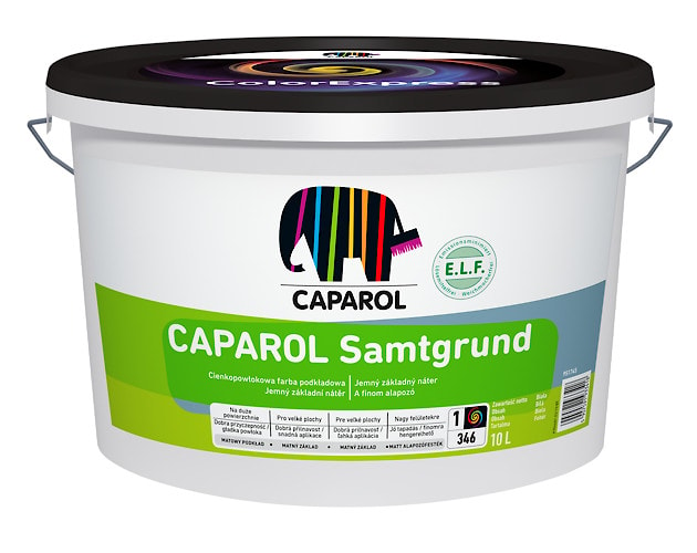 Грунтовка Caparol SamtGrund E.L.F. (ЗамтГрунд): водно-дисперсионная грунтовочная краска для стен и потолков 2,5 л   