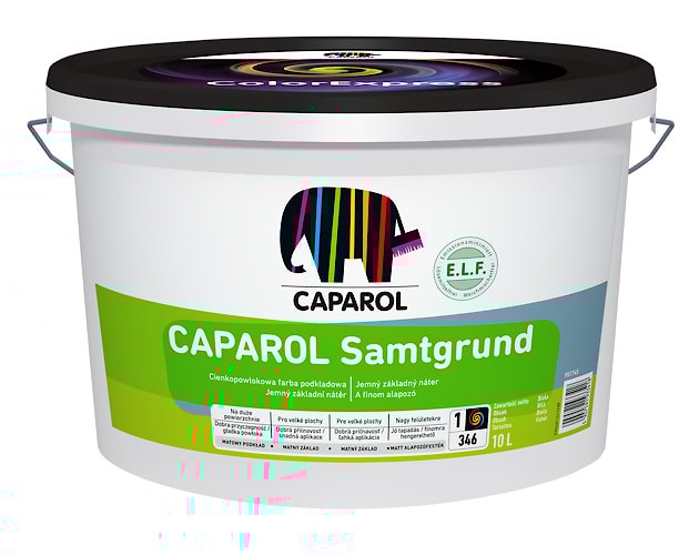 Грунтовочная краска Caparol SamtGrund. База 1. Белая. Объем: 2,5 л..