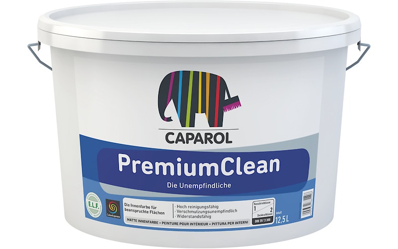 Caparol PremiumClean (ПремиумКлин): водно-дисперсионная матовая акриловая интерьерная краска   