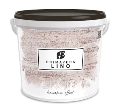 Декоративная штукатурка Primavera Lino с фракцией 0,2 мм. Объем: 11 л.